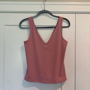 Express NWT Body Contour Vneck Tank